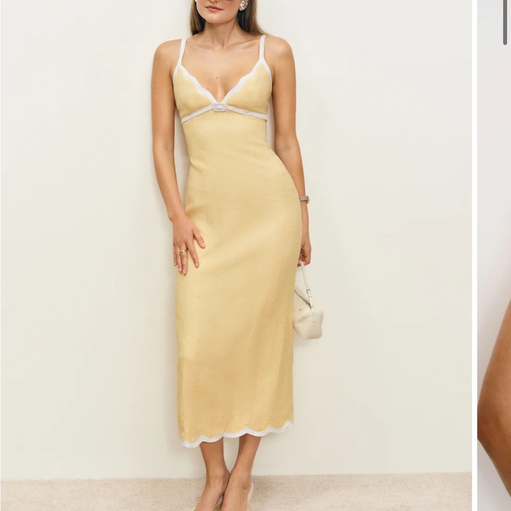 Reformation Sara Linen Dress
